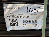 Douglas triple rhombusprofiel zwart - 400x14x2,6 cm (40x) - afbeelding 8 van  8