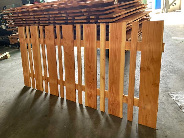 Douglas tuinhekwerk "percentage" - 180x80 cm (10x) - afbeelding 1 van  11