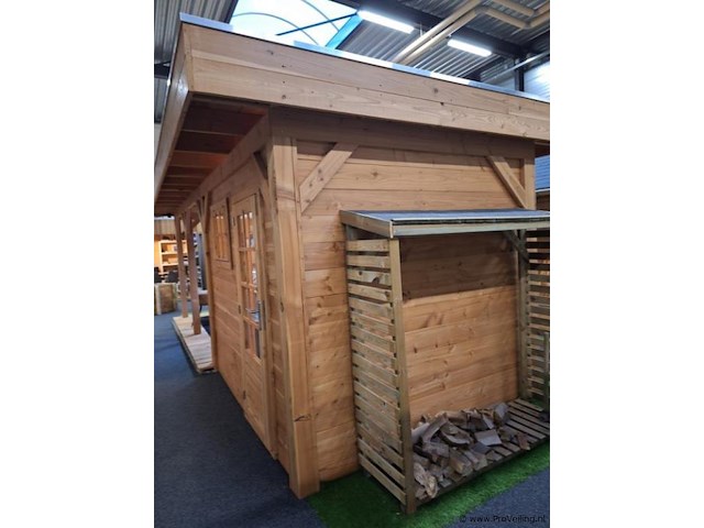 Douglas tuinhuis met veranda - 700x250cm - afbeelding 6 van  22