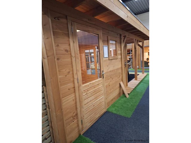 Douglas tuinhuis met veranda - 700x250cm - afbeelding 7 van  22