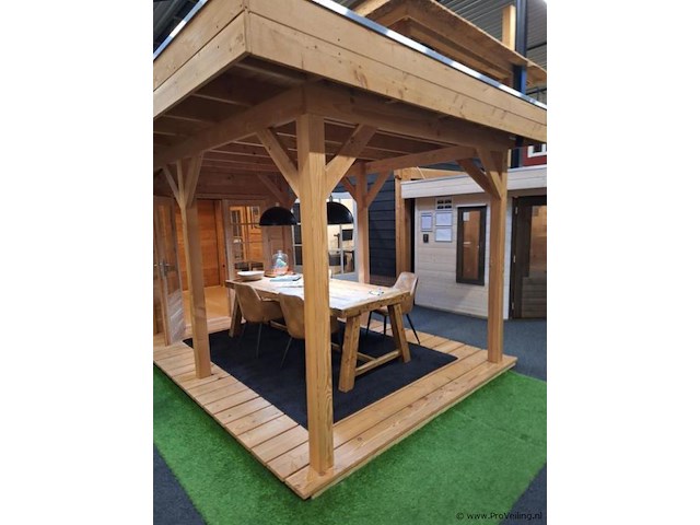 Douglas tuinhuis met veranda - 700x250cm - afbeelding 16 van  22