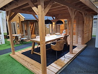 Douglas tuinhuis met veranda - 715x345x270 cm - afbeelding 2 van  22