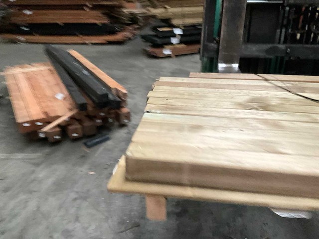 Douglas tuinpaal - 140x6,8x6,8 cm (10x) - afbeelding 4 van  8