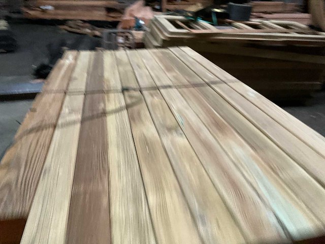 Douglas tuinpaal - 140x6,8x6,8 cm (10x) - afbeelding 6 van  8