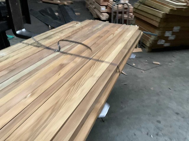 Douglas tuinpaal - 180x5x5 cm (15x) - afbeelding 4 van  5