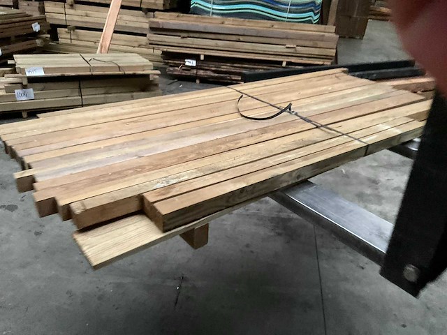 Douglas tuinpaal - 180x5x5 cm (15x) - afbeelding 5 van  5