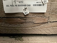 Douglas tuinpaal - 400x20x20 cm (2x) - afbeelding 2 van  10