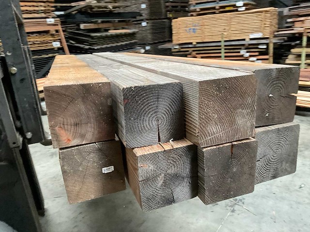 Douglas tuinpaal 250x20x20 cm (8x) - afbeelding 2 van  15