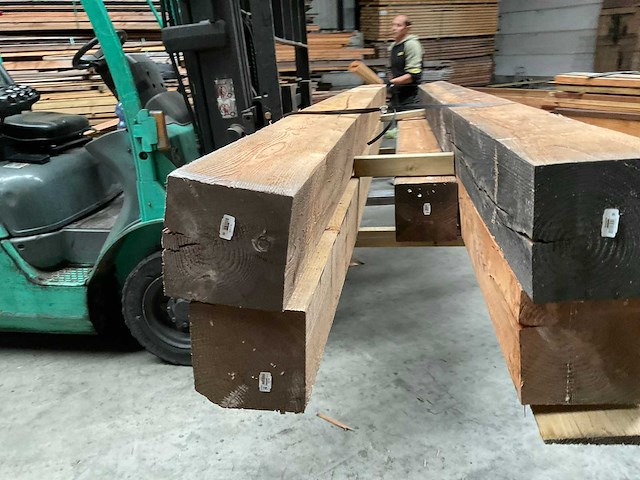 Douglas tuinpaal 400x20x20 cm (4x) - afbeelding 8 van  10