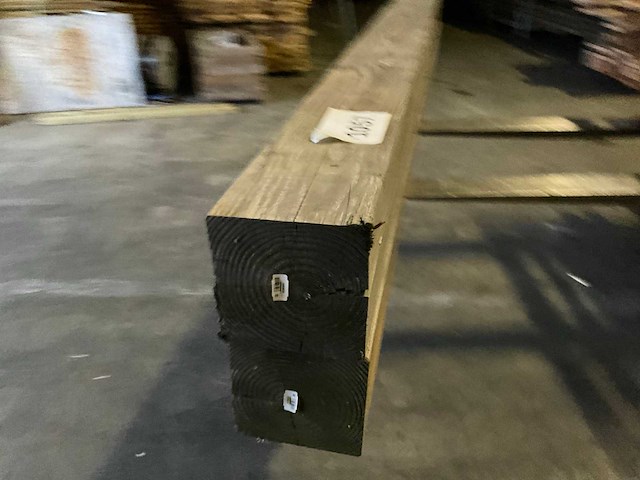 Douglas tuinpaal geschaafd - 300x20x20 cm (2x) - afbeelding 2 van  7