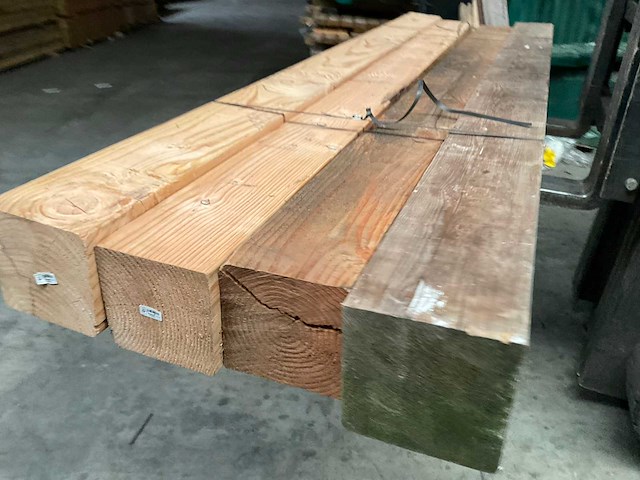 Douglas tuinpaal geschaafd 300x20x20 cm (4x) - afbeelding 5 van  12