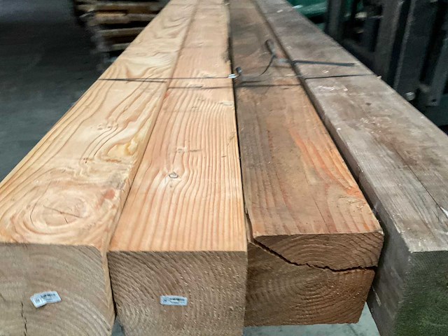 Douglas tuinpaal geschaafd 300x20x20 cm (4x) - afbeelding 6 van  12