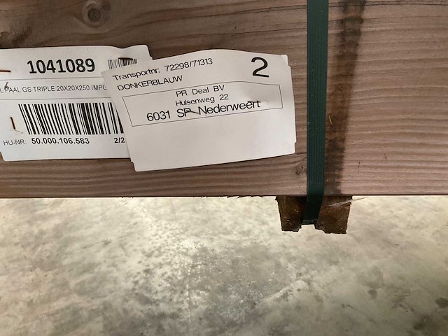 Douglas tuinpaal triple verlijmd 250x20x20 cm (4x) - afbeelding 4 van  9