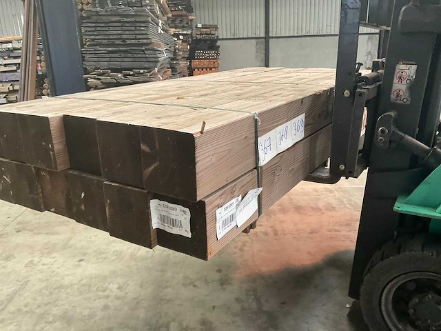 Douglas tuinpaal triple verlijmd 250x20x20cm (9x) - afbeelding 3 van  9