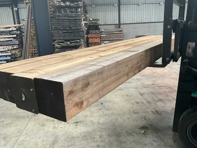 Douglas tuinpaal triple verlijmd 400x20x20 cm (6x) - afbeelding 4 van  7