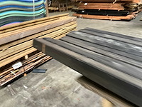 Douglas tuinpaal zwart geïmpregneerd - 400x8,8x8,8 cm (9x) - afbeelding 4 van  7