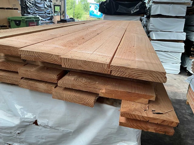 Douglas tuinplank - 300 cm - 20x195 (30x) - afbeelding 3 van  4
