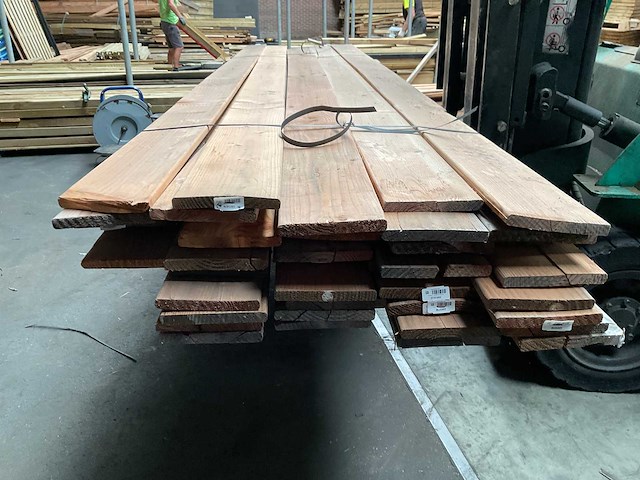 Douglas tuinplank blank - 300x14x1,7 cm (40x) - afbeelding 2 van  4