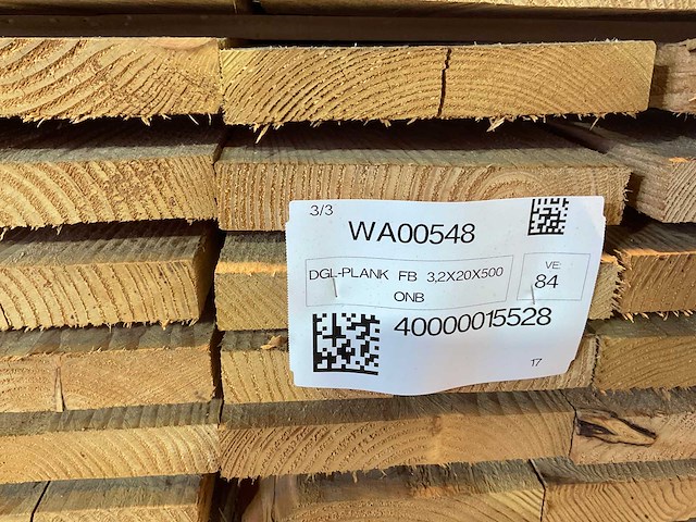 Douglas tuinplank fijnbezaagd 500x20x3,2 cm (42x) - afbeelding 3 van  3