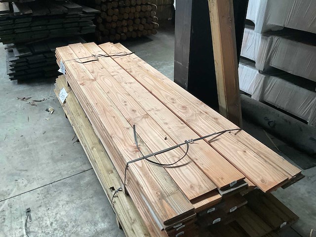 Douglas tuinplank geïmpregneerd - 240x14x1,7 cm (45x) - afbeelding 1 van  3