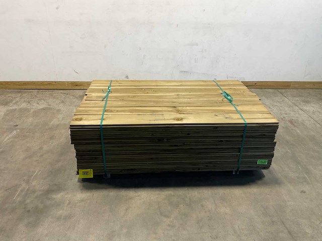 Douglas tuinplank geschaafd groen geïmpregneerd 180x16x1,8 cm (109x) - afbeelding 1 van  6