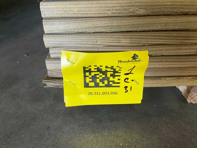 Douglas tuinplank geschaafd groen geïmpregneerd 180x16x1,8 cm (109x) - afbeelding 5 van  6