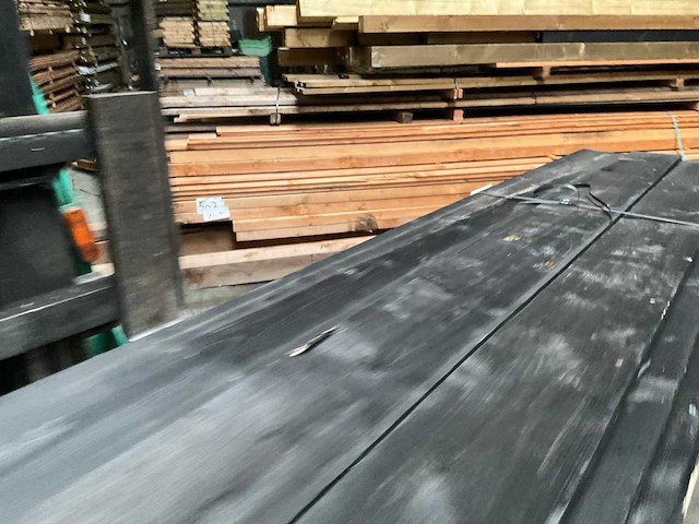 Douglas tuinplank gezwart 400-500x20x2,2 cm (20x) - afbeelding 9 van  11