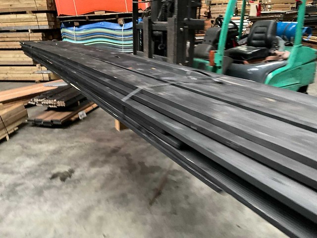 Douglas tuinplank gezwart 400-500x20x2,2 cm (20x) - afbeelding 4 van  11