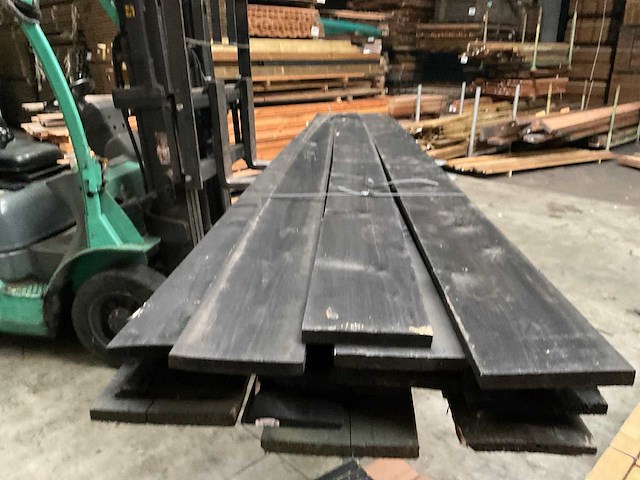 Douglas tuinplank gezwart 400-500x20x2,2 cm (20x) - afbeelding 8 van  11