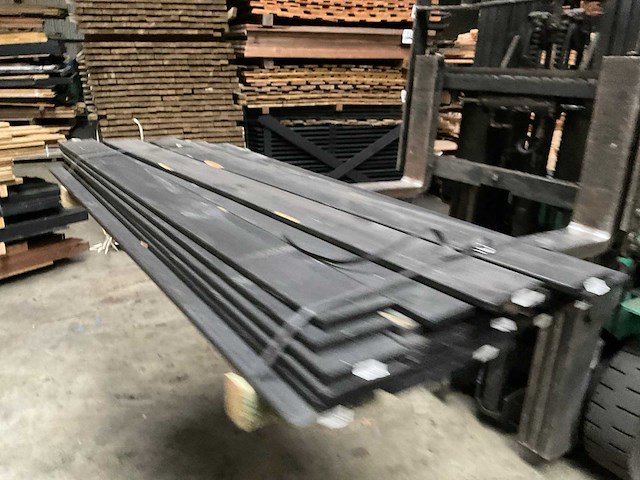 Douglas tuinplank zwart gespoten - 180x14x1,6 cm (32x) - afbeelding 1 van  11