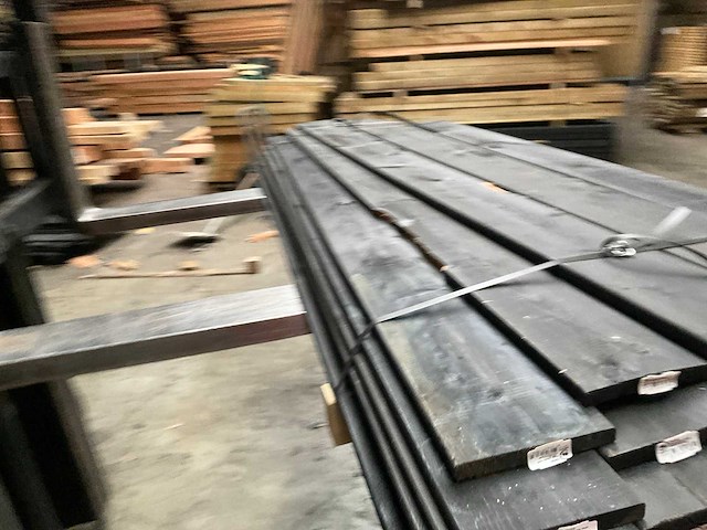 Douglas tuinplank zwart gespoten - 180x14x1,6 cm (32x) - afbeelding 9 van  11