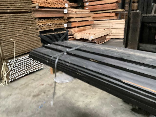 Douglas tuinplank zwart gespoten - 240x14x1,6 cm (36x) - afbeelding 3 van  9