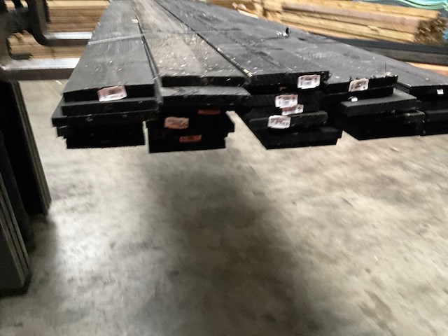 Douglas tuinplank zwart gespoten - 240x14x1,6 cm (36x) - afbeelding 7 van  9