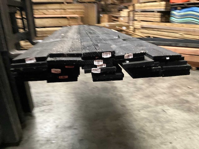 Douglas tuinplank zwart gespoten - 240x14x1,6 cm (36x) - afbeelding 8 van  9