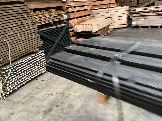 Douglas tuinplank zwart gespoten - 240x14x1,6 cm (36x) - afbeelding 4 van  9