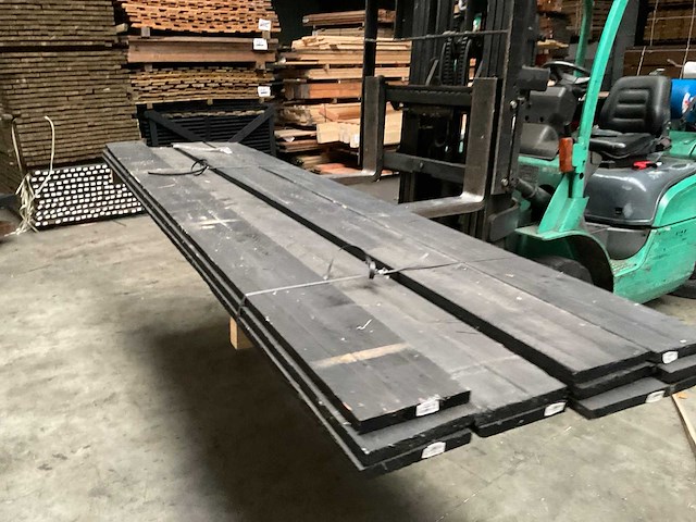 Douglas tuinplank zwart gespoten - 300x20x2 cm (11x) - afbeelding 1 van  8
