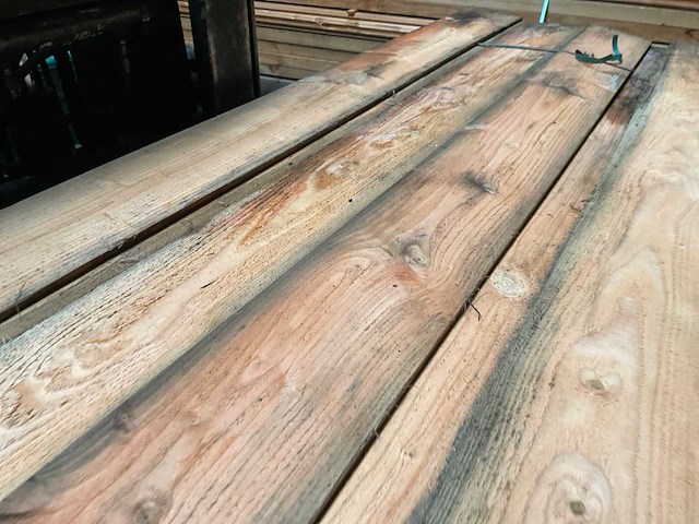 Douglas tuinplank zweeds rabat - 300x12,4x1,9 cm (38x) - afbeelding 2 van  10
