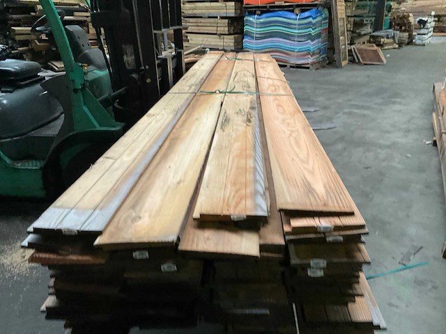 Douglas tuinplank zweeds rabat 400x12,4x1,9 cm (60x) - afbeelding 7 van  10