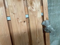 Douglas tuinpoort met metalen frame 190x100 cm - afbeelding 4 van  4