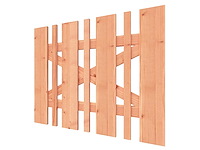 Douglas tuinpoort "moezel" geschaafd - 100x80 cm - afbeelding 1 van  3