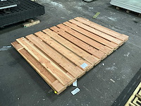 Douglas tuinscherm 130x180 cm (2x) - afbeelding 1 van  5