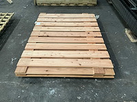Douglas tuinscherm 130x180 cm (2x) - afbeelding 3 van  5