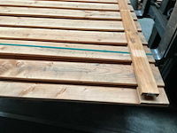 Douglas tuinscherm 180x180 cm (2x) - afbeelding 3 van  12