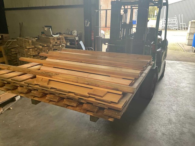 Douglas tuinscherm 180x180 cm (4x) - afbeelding 1 van  7