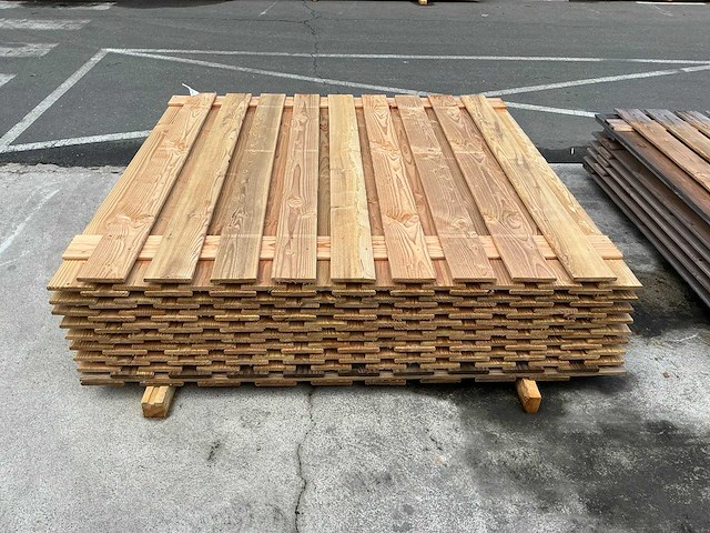 Douglas tuinscherm 180x180 cm (9x) - afbeelding 5 van  8