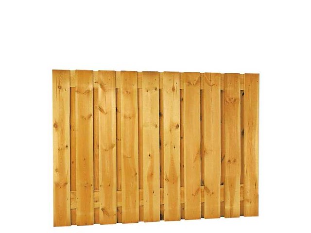 Douglas tuinscherm 19-planks 180x130 cm (17x) - afbeelding 1 van  13
