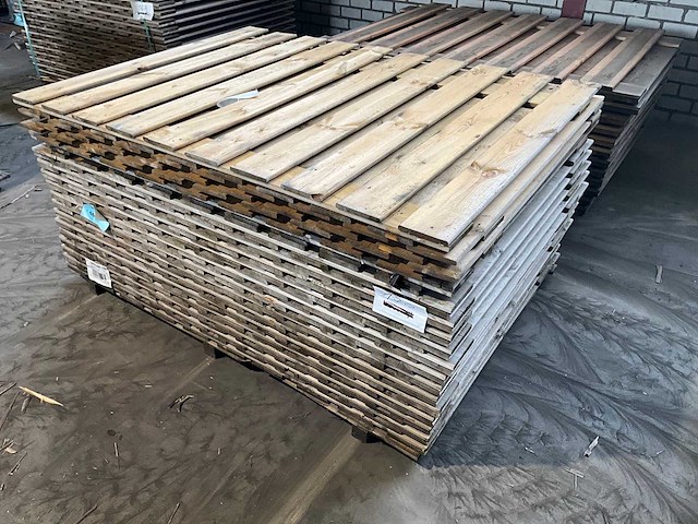 Douglas tuinscherm 19-planks 180x130 cm (17x) - afbeelding 7 van  13