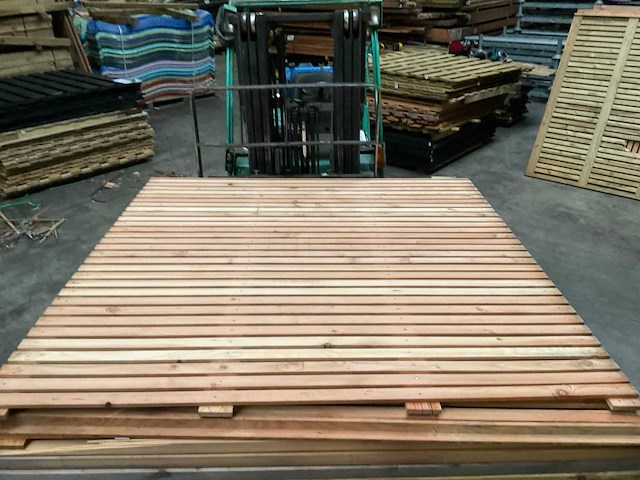 Douglas tuinscherm "elan" - 180x180 cm (10x) - afbeelding 1 van  10