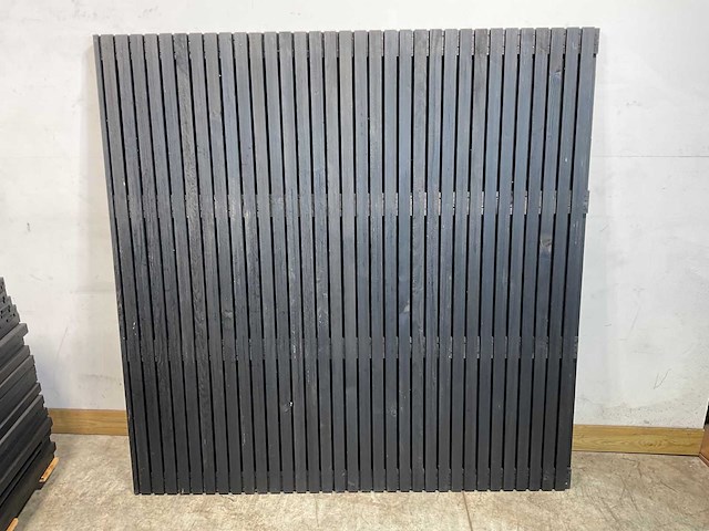 Douglas tuinscherm 'elan' 180x180 cm zwart (10x) - afbeelding 1 van  8