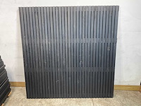 Douglas tuinscherm 'elan' 180x180 cm zwart (10x) - afbeelding 1 van  8
